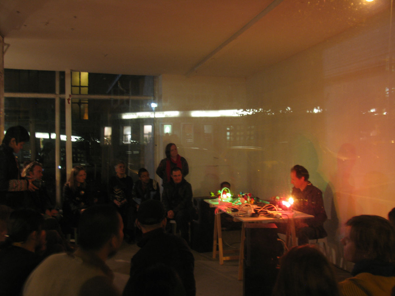 Photographic documentation of RYLLEGA Berlin (Audio-visual performance by Michael Vorfeld, 17 September 2008)